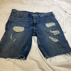 Vintage Levi’s 511 denim cut off shorts